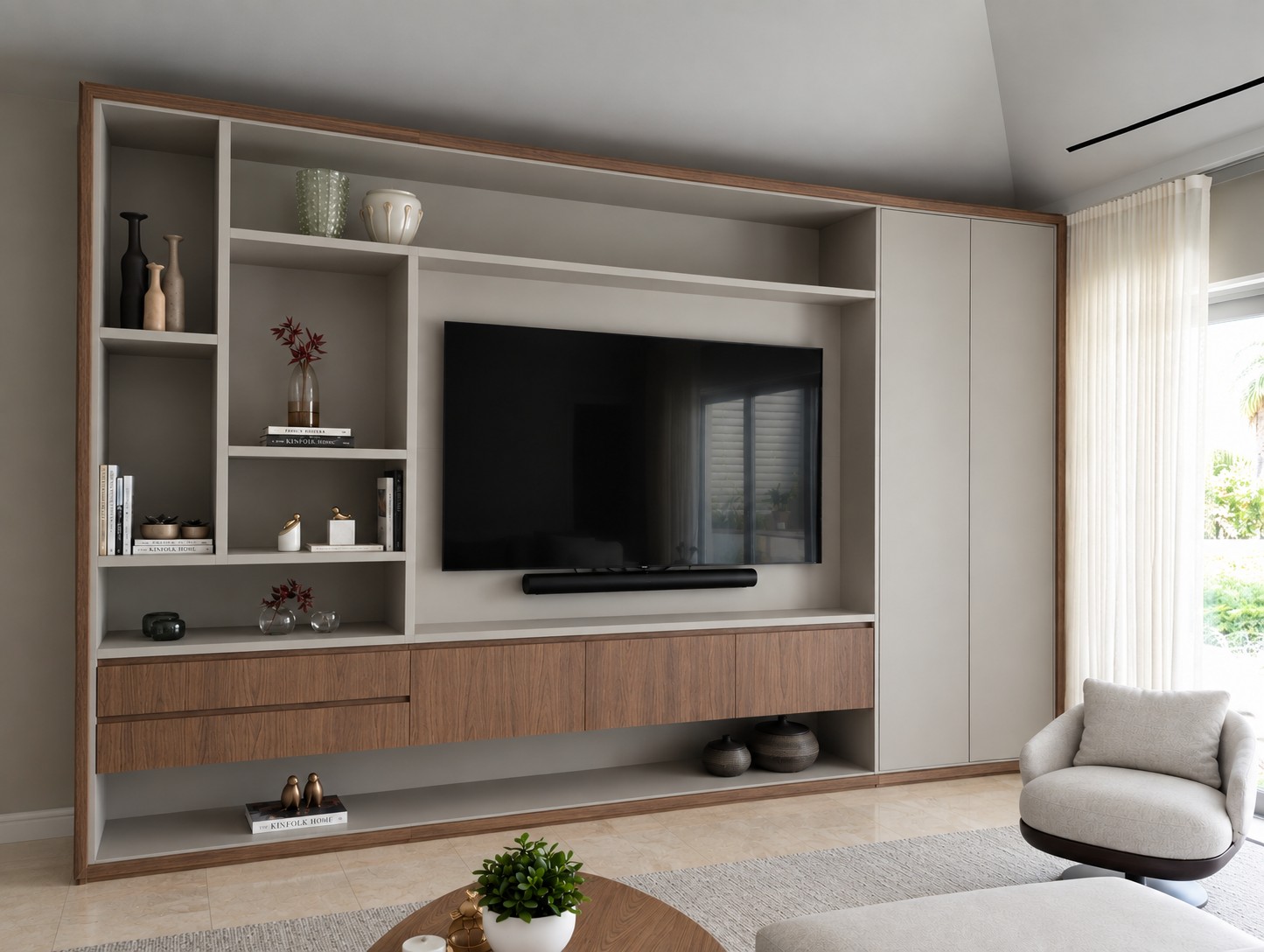 Living Room TV Built-in