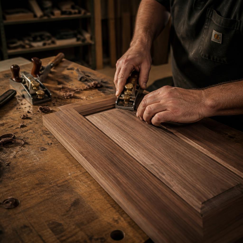 Craftsman working at CNC